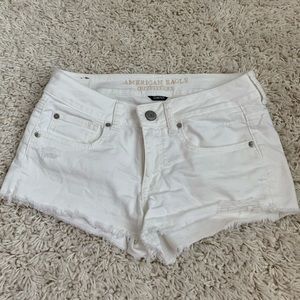 AEO white “shorties”